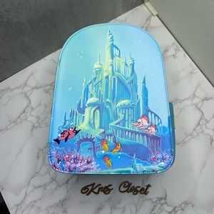 Loungefly Disney The Little Mermaid Castle Mini Backpack